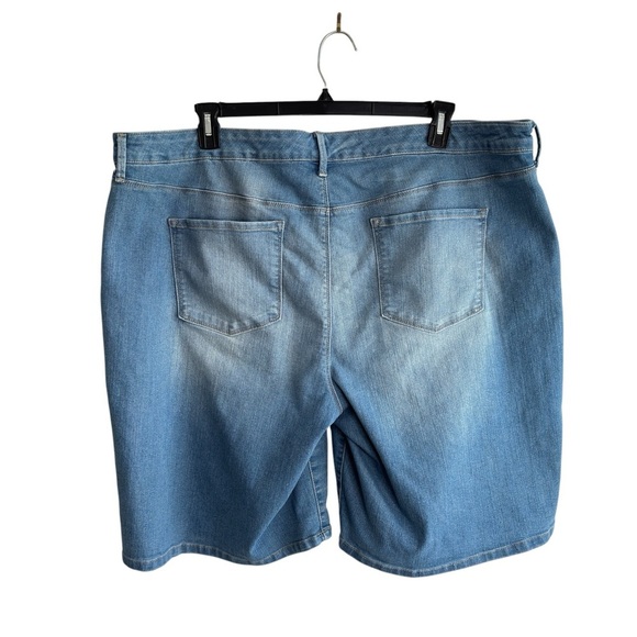 Gloria Vanderbilt "The Perfect Fit" Shorts Plus Size 24W Stretch Denim Jean - Picture 14 of 14
